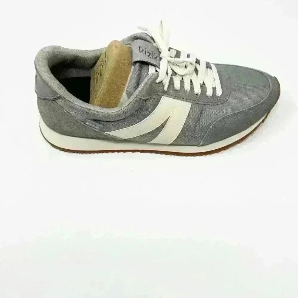 BRAND NEW IN BOX Kizik Milan Men's nylon Sneaker Grey Granite Color Multi Sizes - Picture 10 of 11